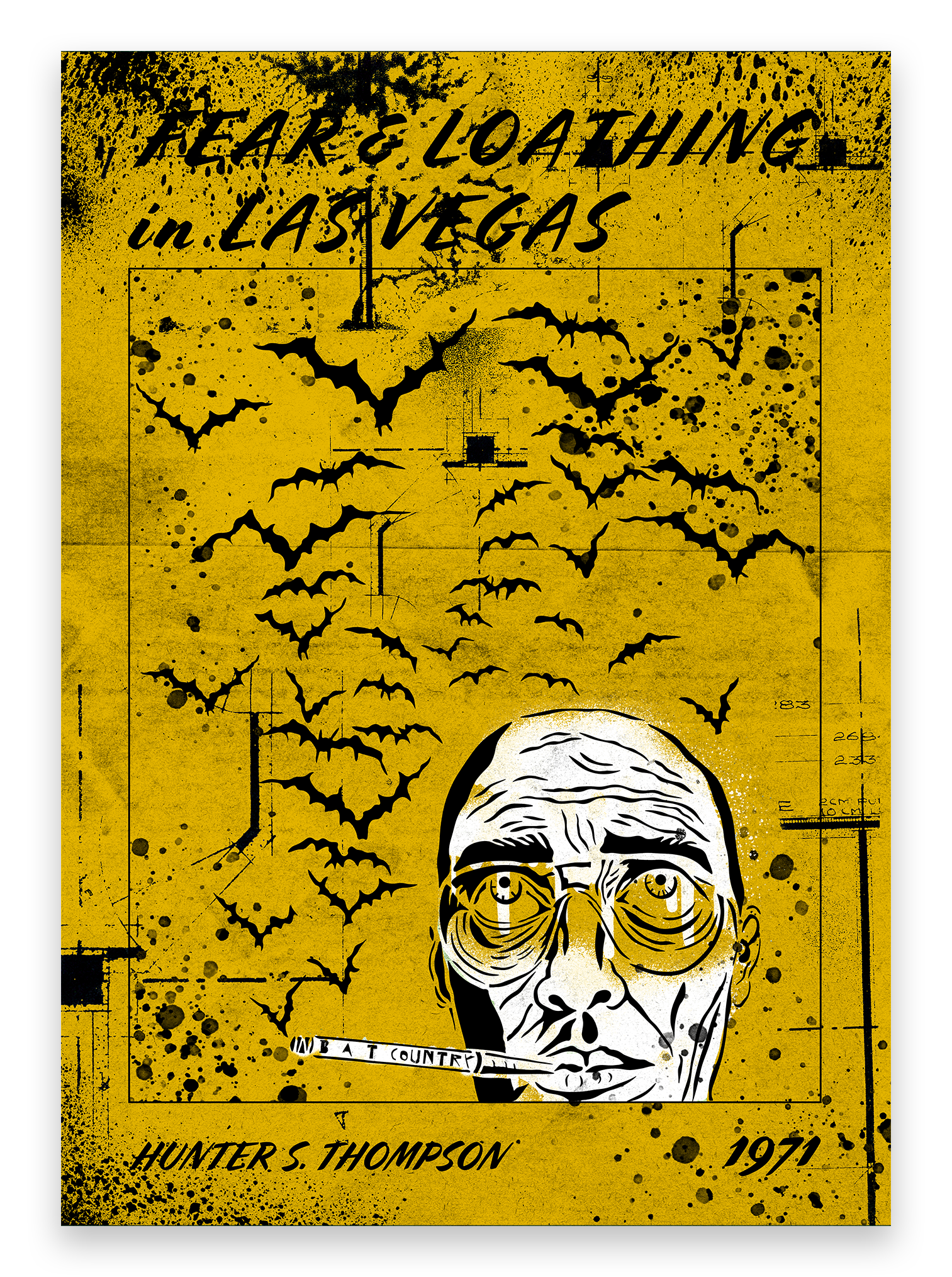 Bat Country in Acid Yellow
